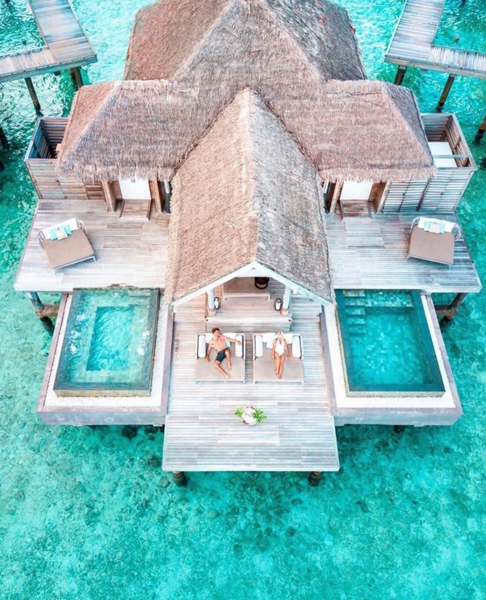 Maldives tourist resort