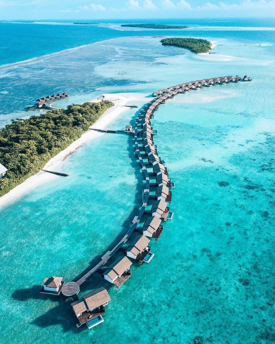 Maldives tourist resort