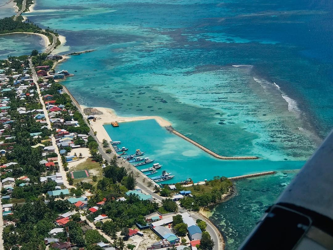 Maldives tourist resort