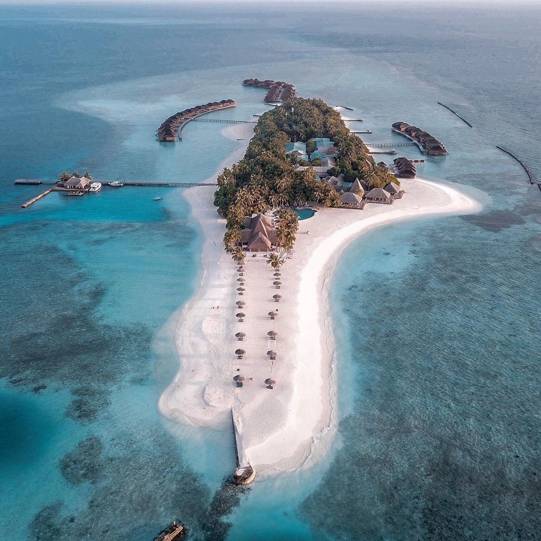 Maldives tourist resort