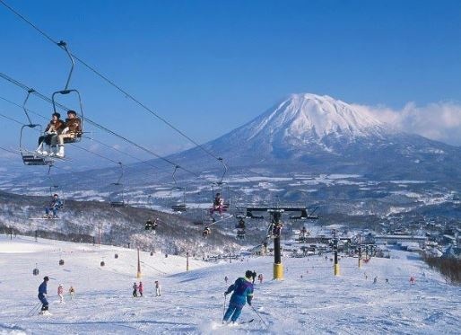 Skiing Mount Fuji