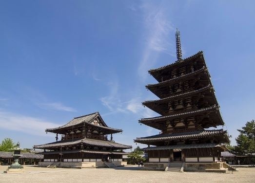 Horyuji temple architectural complex