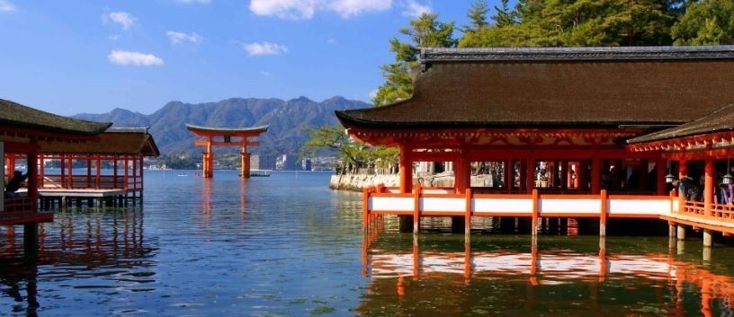 Panorama of Itsukushima Shrine