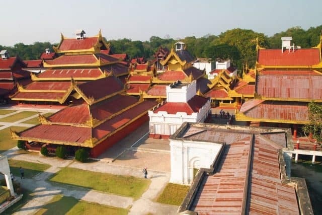 Mandalay Palace seen from above (Photo ST)