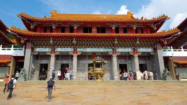 Temple of Literature with unique architecture (Photo ST)